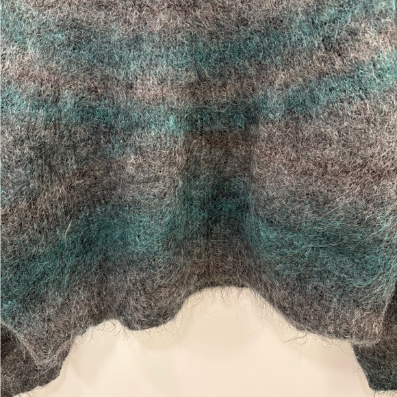 Vintage Paul et Duffier Wool Mohair Knit Cropped Turtleneck Sweater Size Small - Picture 15 of 15